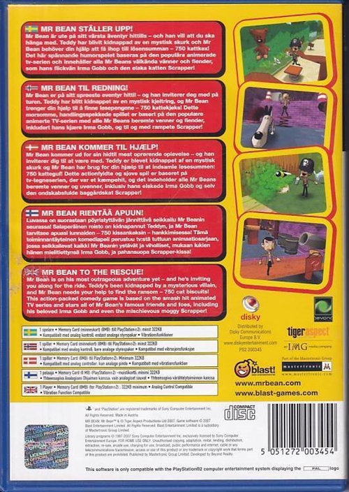 Mr Bean - PS2 (B Grade) (Genbrug)